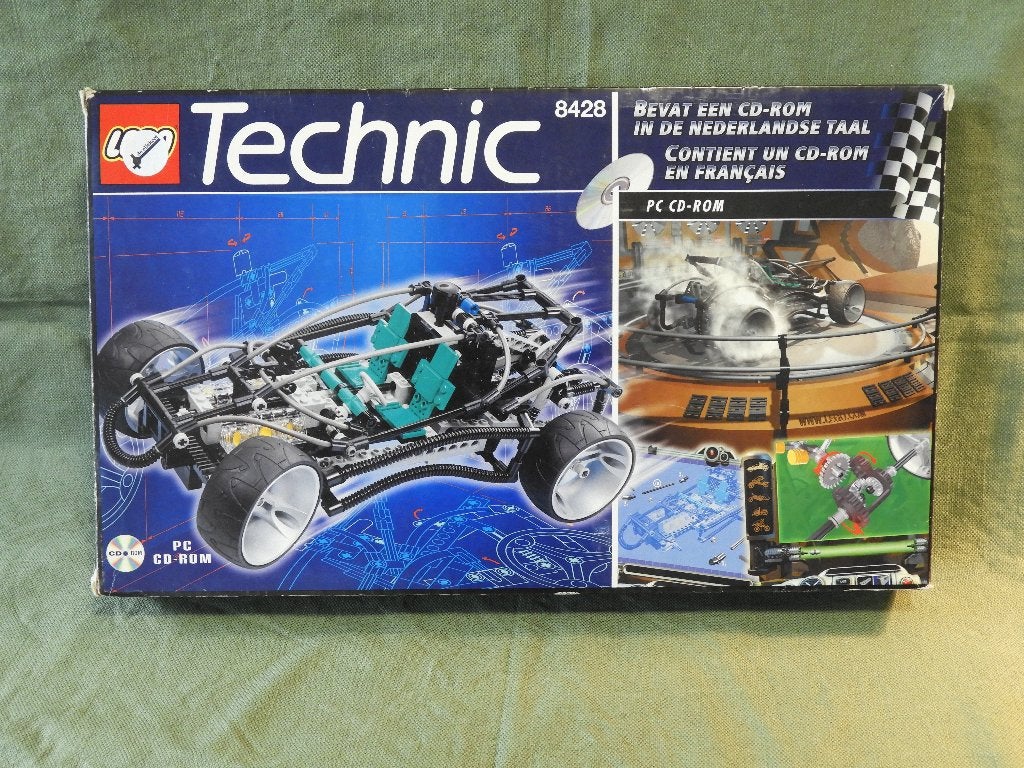 LEGO Technic 8428 Turbo Command (1998), Inclusief instructies, Gebruikt, Lego, Ophalen of Verzenden