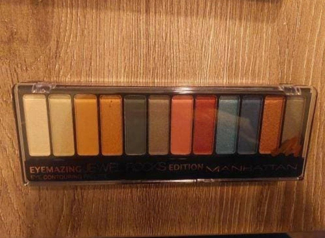Nieuwe Manhattan oogschaduw palette ( advr 181), Nieuw, Ophalen of Verzenden, Make-up, Overige kleuren