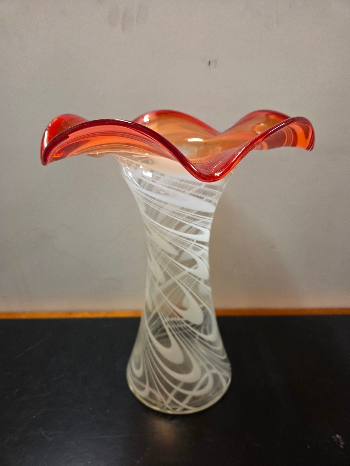 Murano stijl gekleurde glazen vaas, Huis en Inrichting, Ophalen of Verzenden