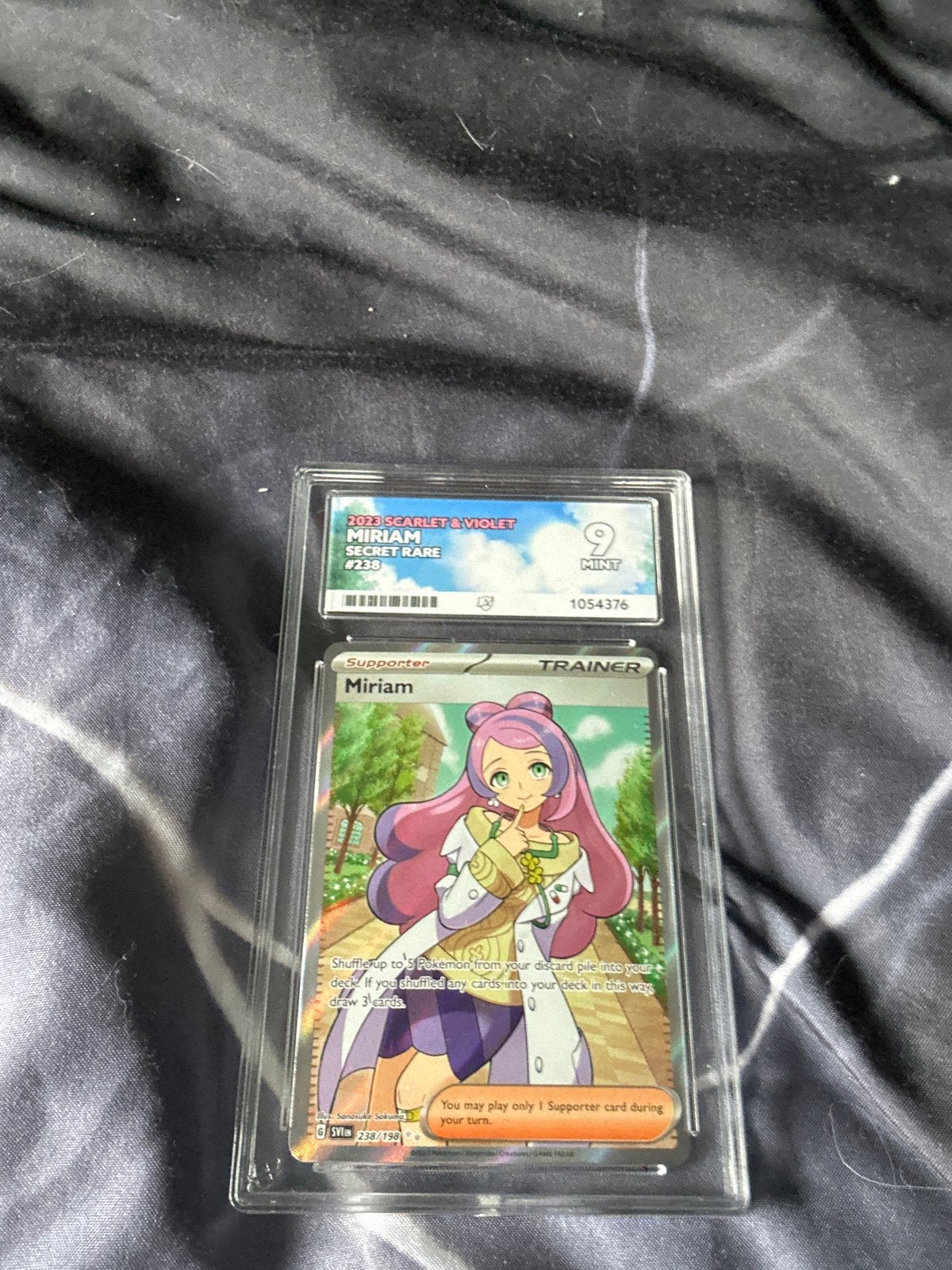 Pokemon Miriam Trainer Kaart (238/198) PSA 9 Mint, Hobby en Vrije tijd, Verzamelkaartspellen | Pokémon, Ophalen of Verzenden, Zo goed als nieuw