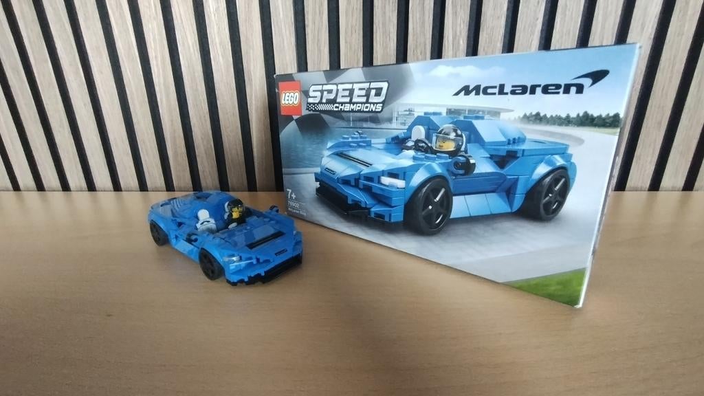 McLaren Elva (MET DOOS) | Lego Speed Champions 76902, Lego, Zo goed als nieuw, Compleet, Complete set
