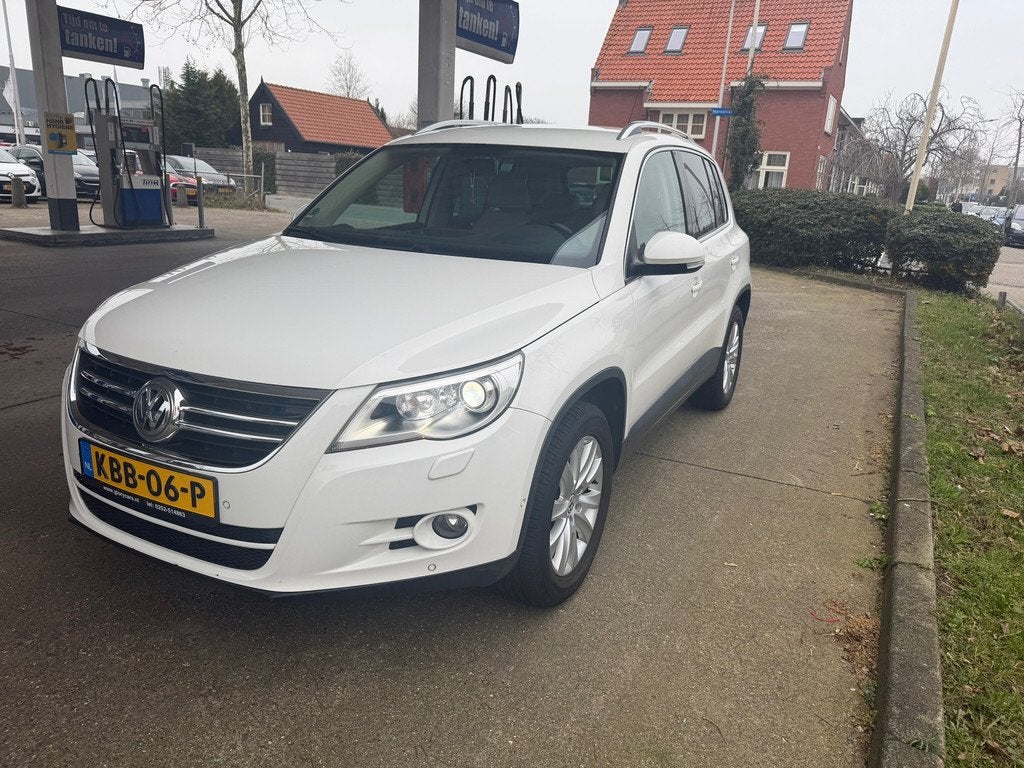 Volkswagen TIGUAN 2.0 TSI Sport&Style 4Motion DSG AUTOMAAT-L, Auto's, Volkswagen, Automaat, Gebruikt, Beige, 4 cilinders