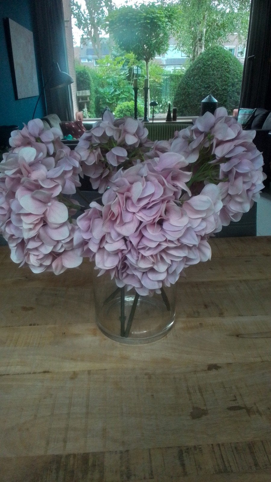 Zijden bloemen, Ophalen