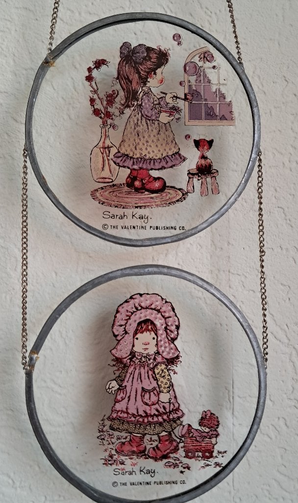 Vintage Sarah Kay raamhangers, Ophalen of Verzenden, Gebruikt