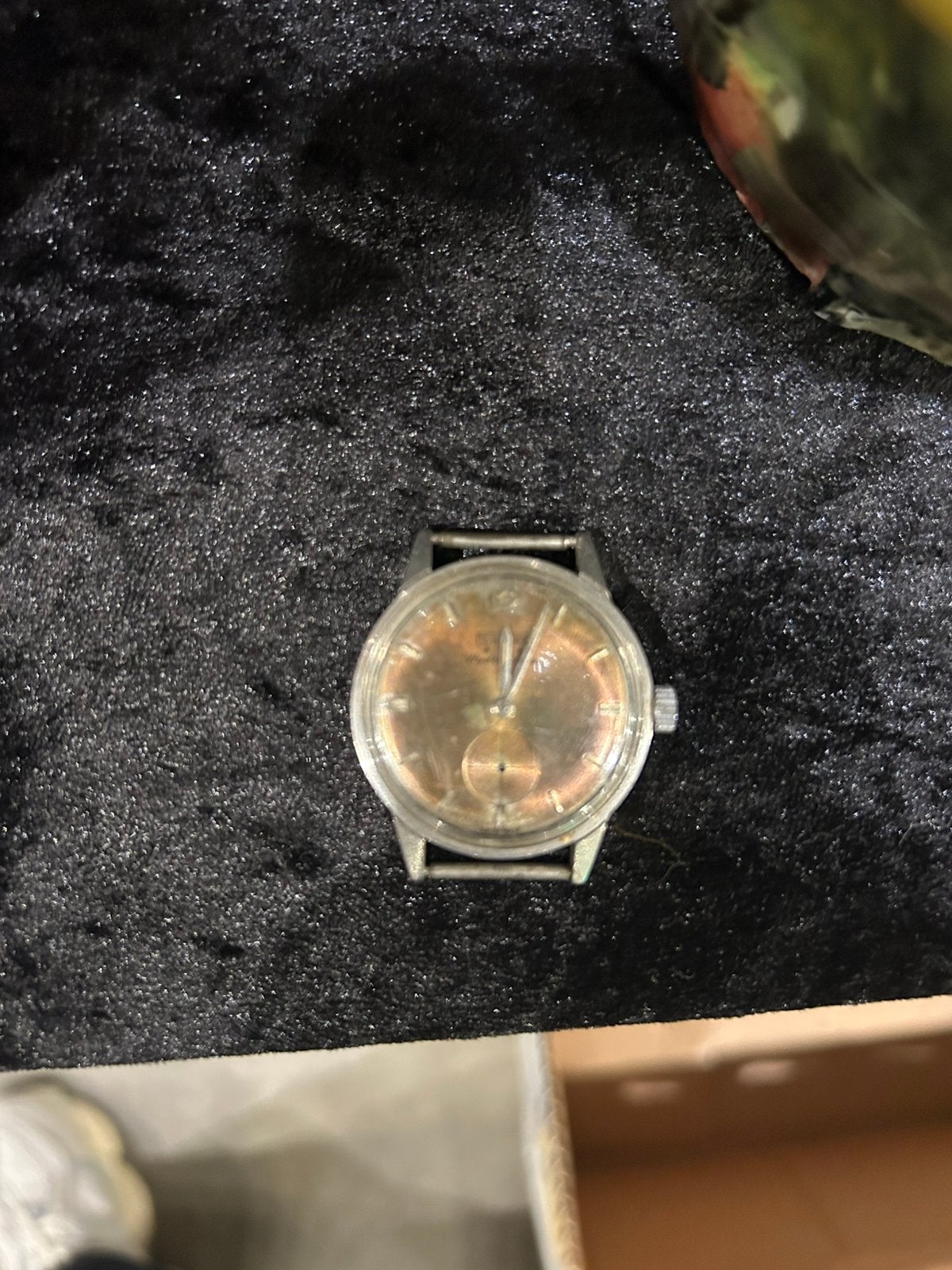 Pontiac horloge, Ophalen of Verzenden, Staal, Overige merken, 1960 of later