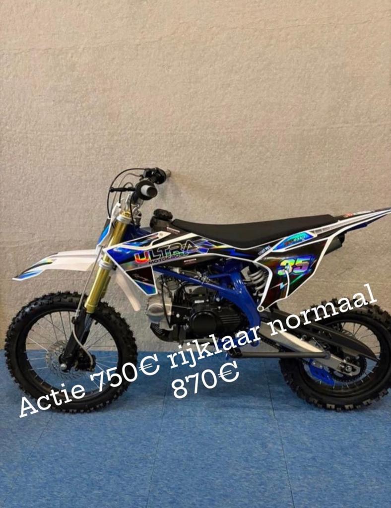 Ultra 125cc 4takt Actie, Ophalen, Zo goed als nieuw, Pitbike
