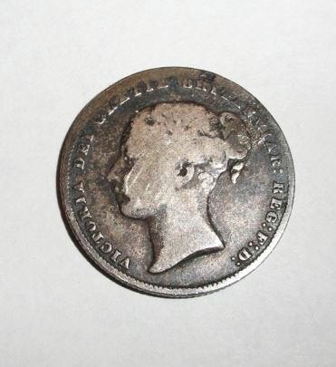 Munt Engeland Shilling 1866 zilver, Ophalen of Verzenden, Overige landen, Losse munt, Zilver