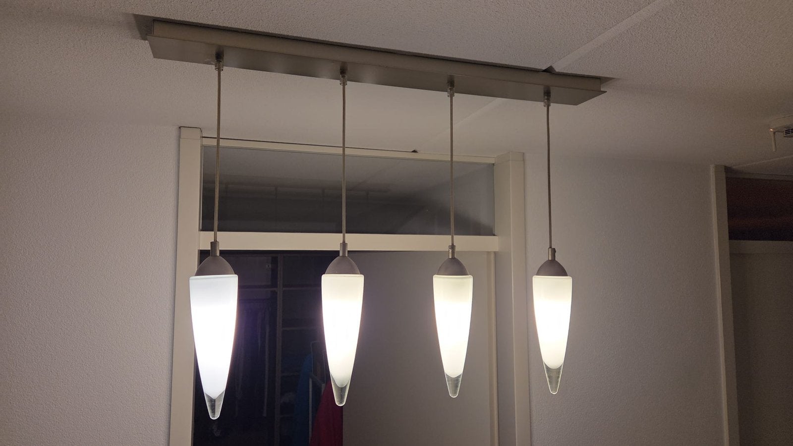 Plafond lamp, Ophalen of Verzenden, Zo goed als nieuw, Glas