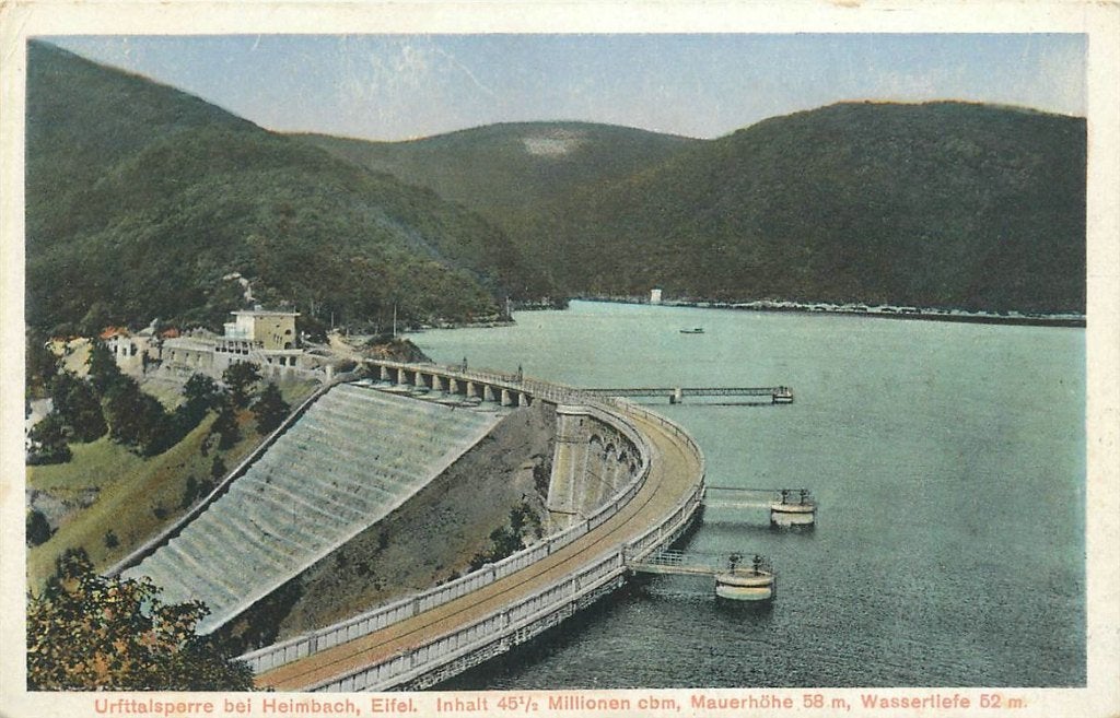 701-394-037 Heimbach Urfttalsperre, Verzenden, Voor 1920, Duitsland