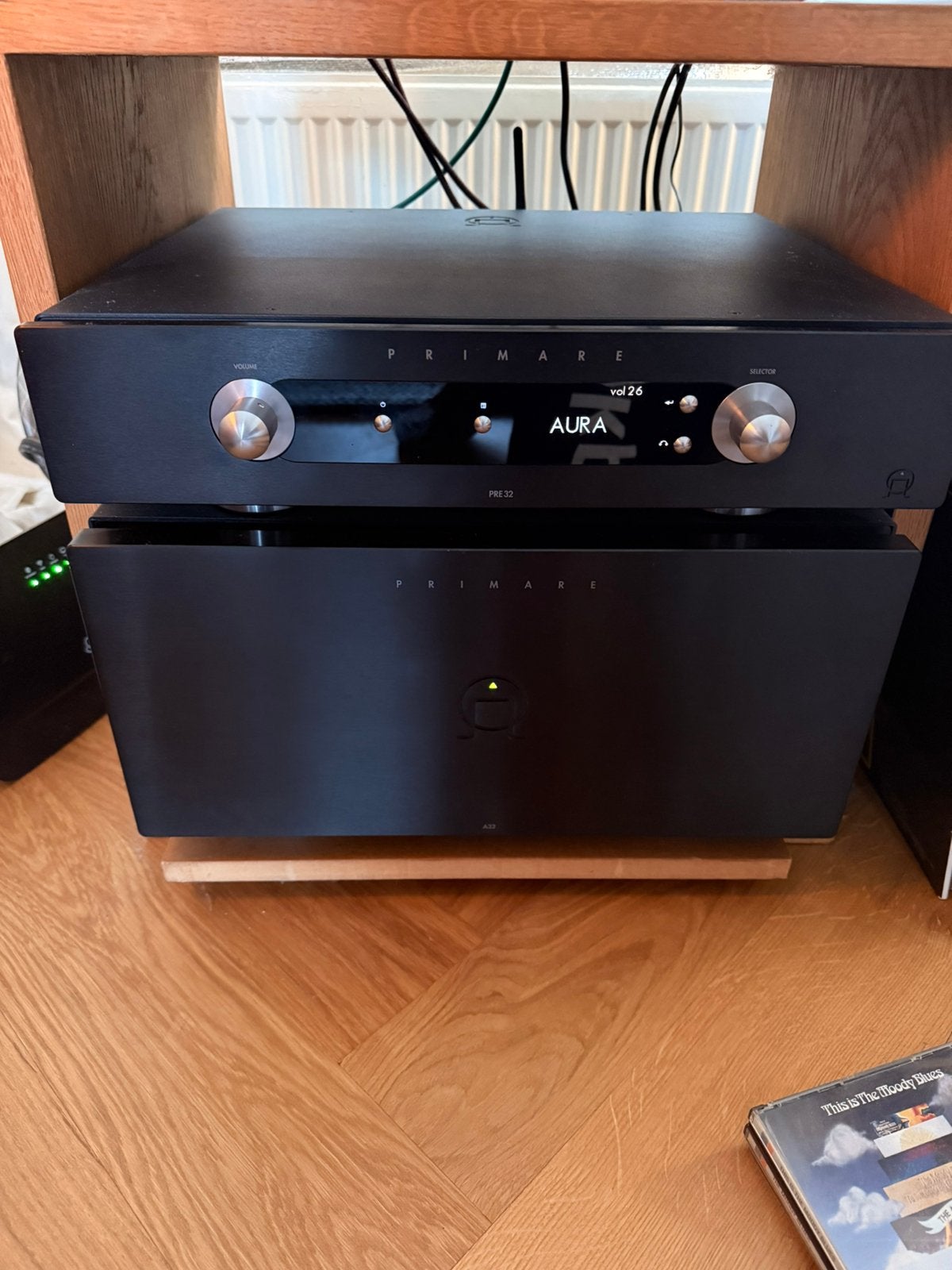 Primare A32 eindversterker en Pre32 voorversterker, Gebruikt, 120 watt of meer, Stereo, Ophalen