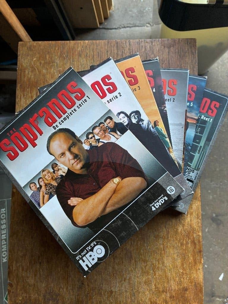 Sopranos deel 1 t/m 6.2 DVD SERIE COMPLEET met NLO., Engels, Vanaf 16 jaar, Misdaad, Nederlands