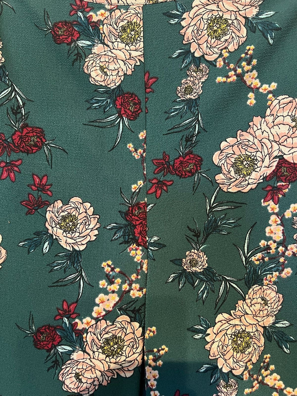 Coolcat broek met bloemenprint, maat M, Kleding | Dames, Broeken en Pantalons, Maat 38/40 (M), Ophalen of Verzenden, Lang, Gedragen