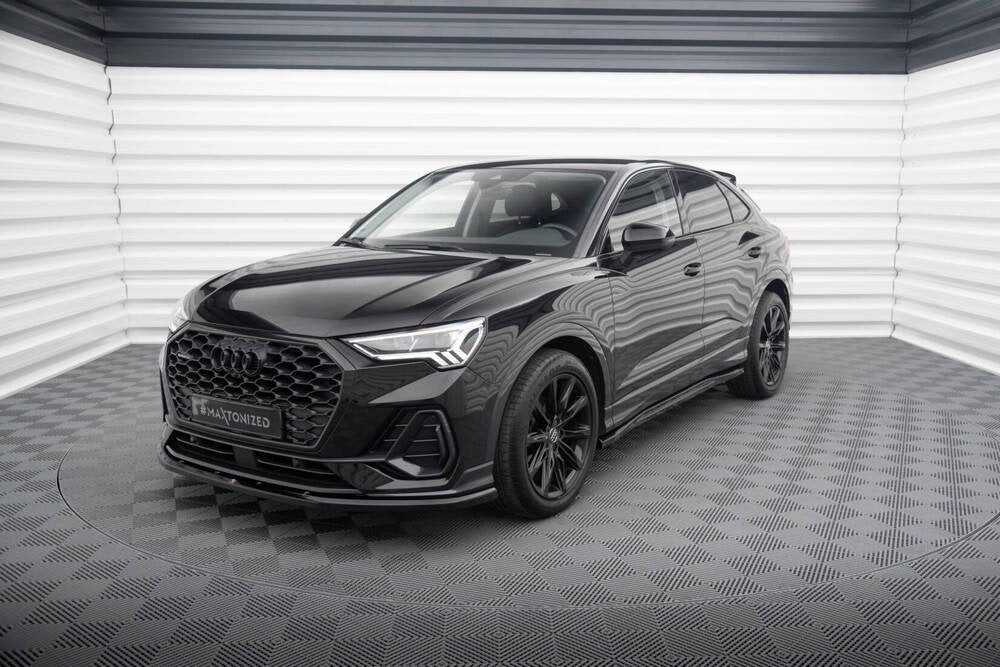 Voorlip sideskirt spoiler diffuser Audi Q3 Sportback F3 19+, Ophalen of Verzenden