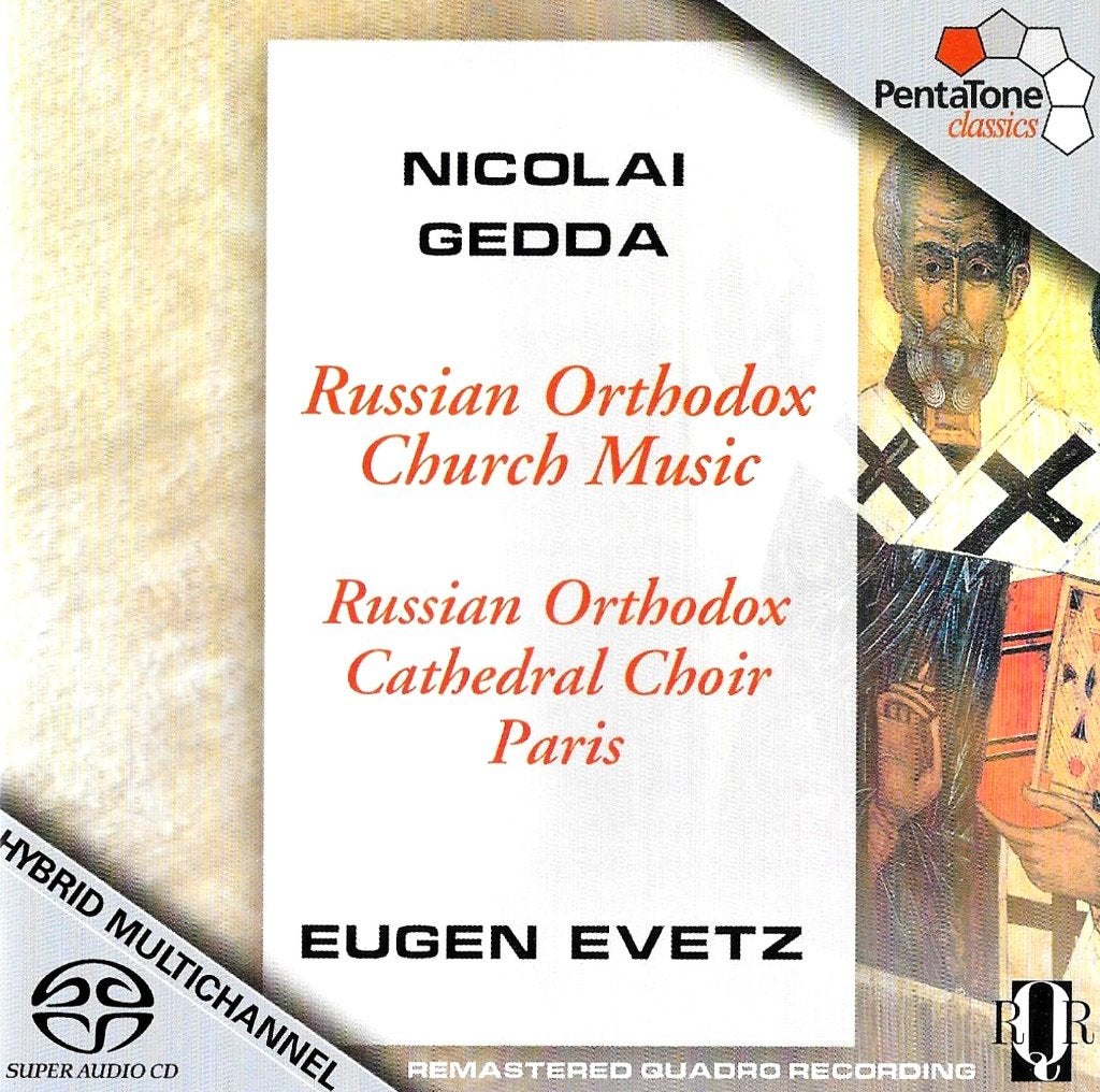 SACD - NICOLAI GEDDA & EUGEN EVETZ - RUSSIAN ORTHODOX CHURCH, Ophalen of Verzenden, Zo goed als nieuw