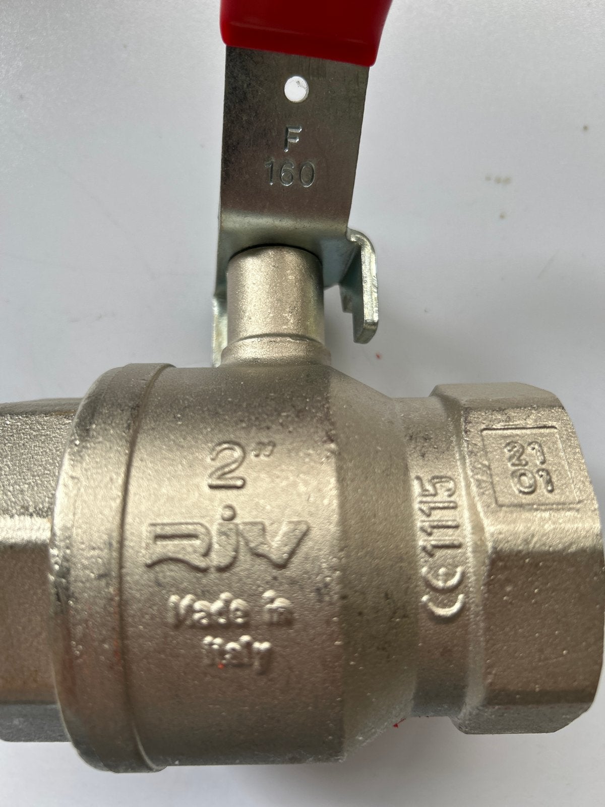 Nieuwe RIV kogelkraan 2 inch - Made in Italy, Ophalen of Verzenden, Nieuw, Koper, Kraan