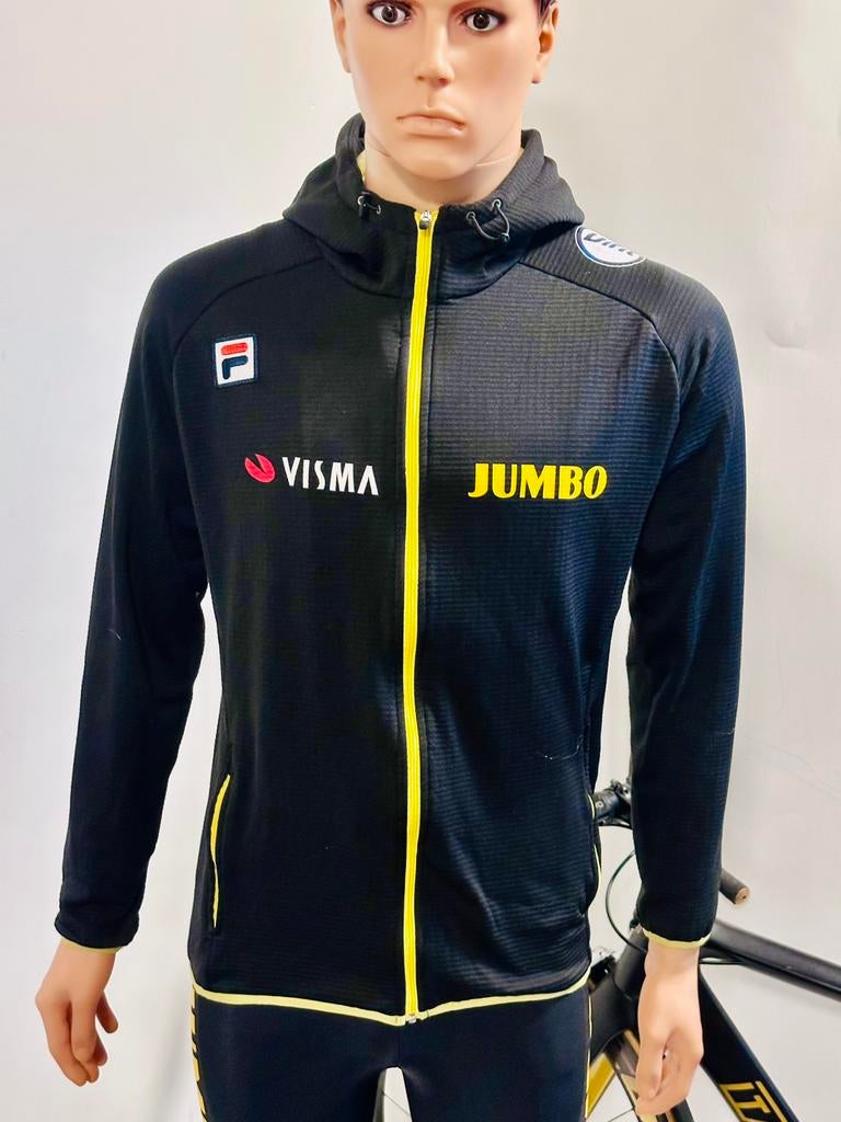 Sportkleding sportvest vest hoody maat M Fila, Ophalen of Verzenden, Zo goed als nieuw, Maat 48/50 (M), Zwart