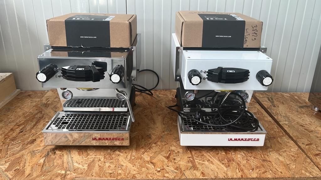 La Marzocco Linea Mini Espressomachine - Diverse Kleuren, Afneembaar waterreservoir, Espresso apparaat, Zo goed als nieuw, 1 kopje