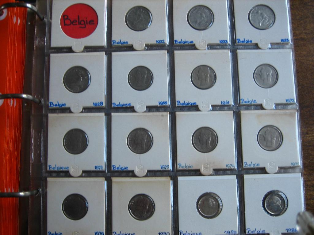Belgie 1 Franc 15 stuks verschillende jaren mooie kwaliteit, Postzegels en Munten, Munten | Europa | Niet-Euromunten, Ophalen of Verzenden