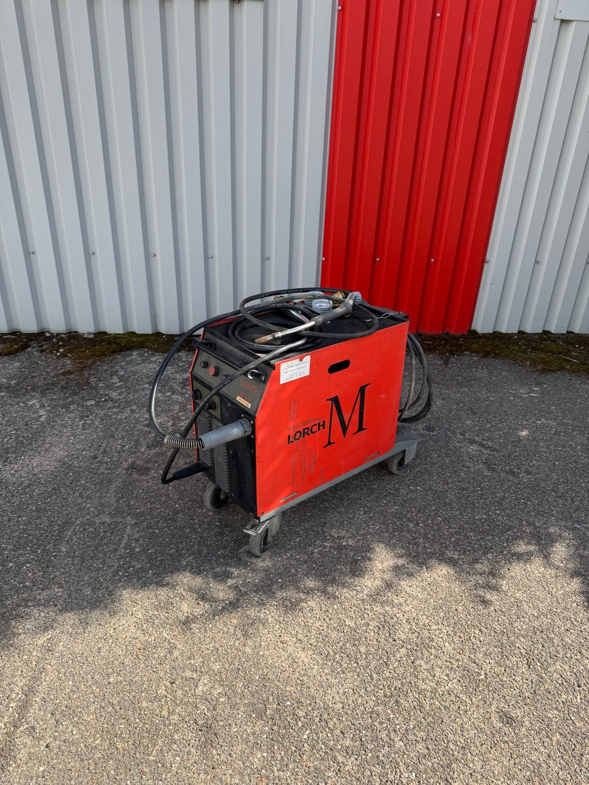 Lorch M 350MIG/MAG Lasapparaat op wielen, Zakelijke goederen, Machines en Bouw | Lastechniek, Ophalen