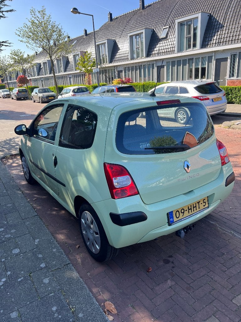 Renault Twingo 1.1 2008 Groen AIRCO, TREKHAAK (afneembaar), Voorwielaandrijving, Twingo, Trekhaak, 31 €/maand