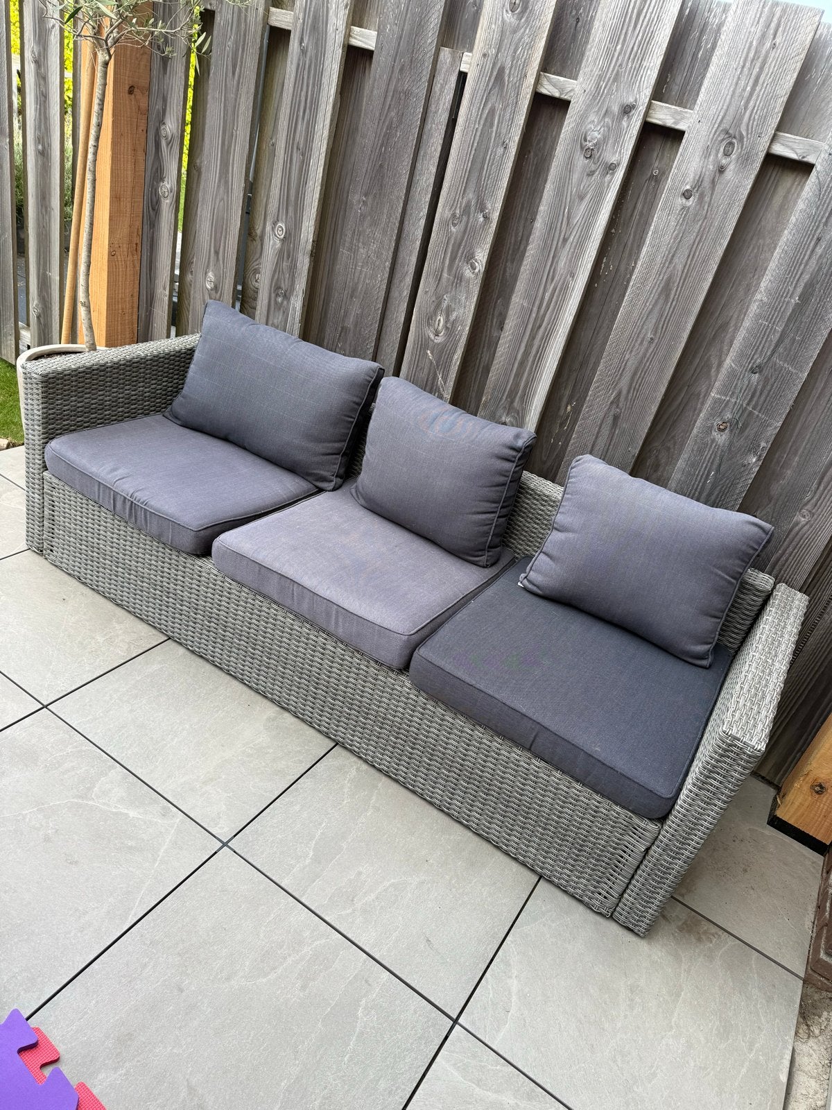 loungeset/loungebank, Ophalen, Gebruikt, 3 zitplaatsen, Loungeset