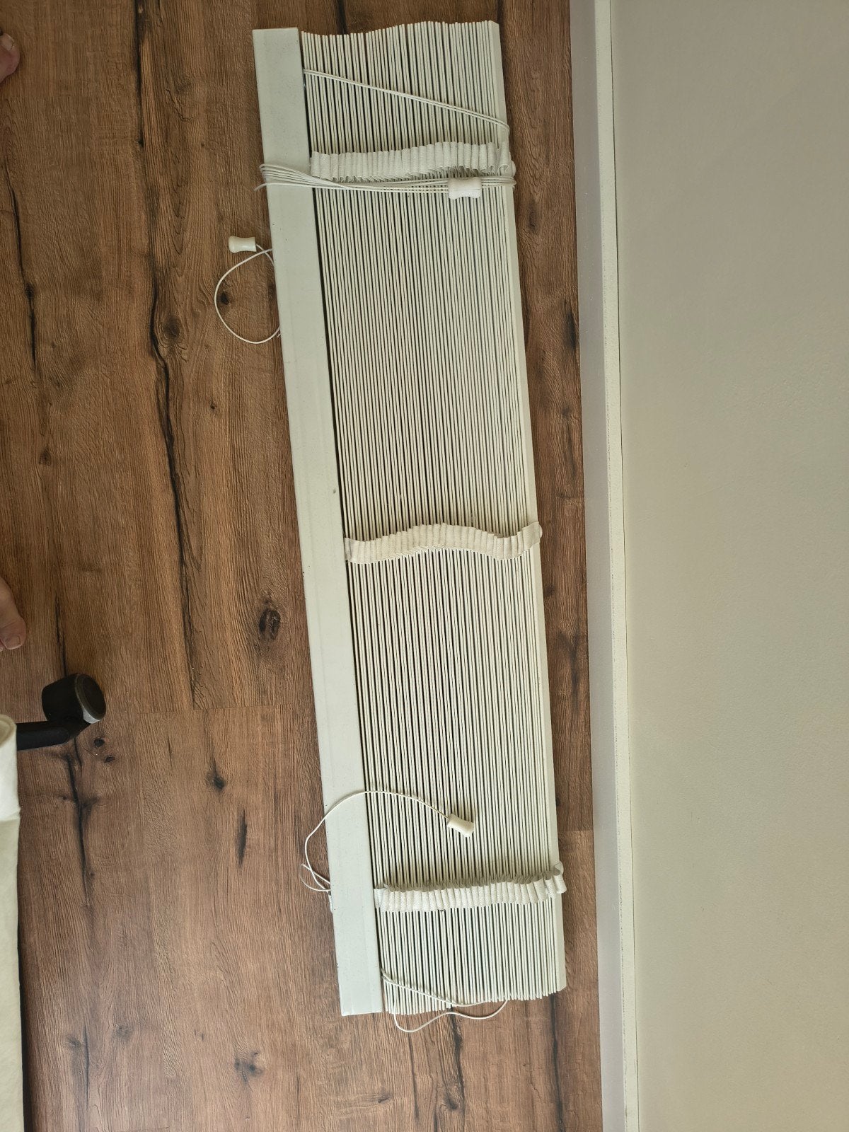 Witte pvc jaloezieën - 2 stuks, diverse maten, Ophalen, Jaloezie, Gebruikt, Overige merken