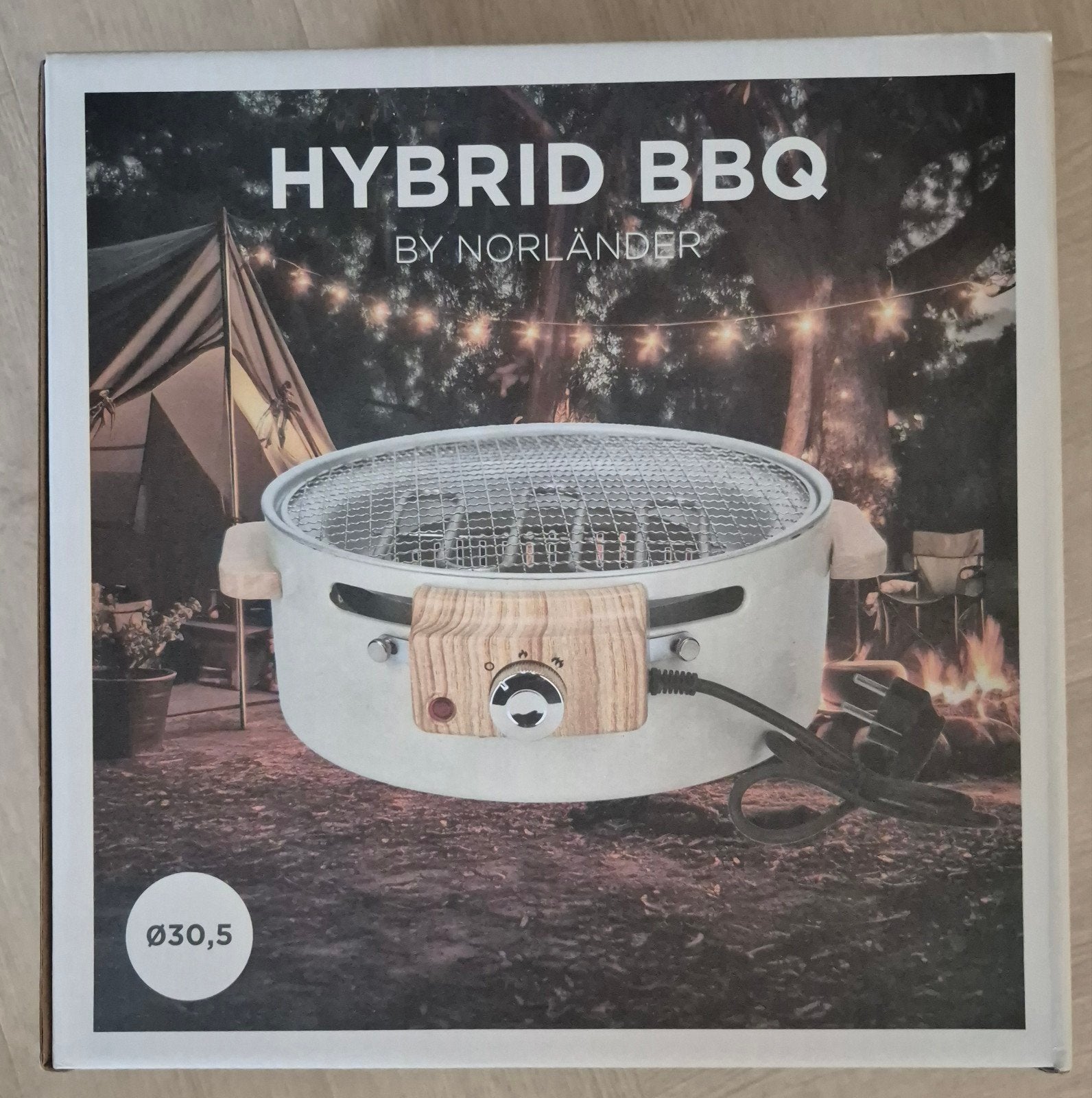 ⏩️ Norländer Hybrid bbq op houtkool of elektrisch NIEUW!!!, Ophalen, Nieuw, Norländer