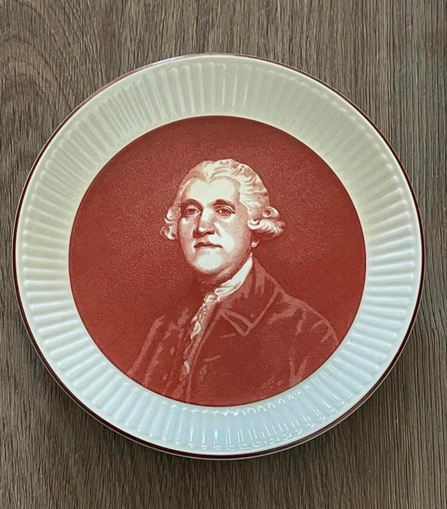 Wedgwood Josiah Herdenkings-Bord Schaaltje Verzamelaar Ø15, Ophalen of Verzenden
