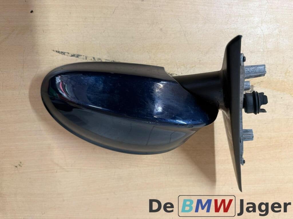 Buitenspiegel links blauw BMW 3-serie E90 E91 51167189967, Gebruikt, Ophalen of Verzenden, BMW, BMW
