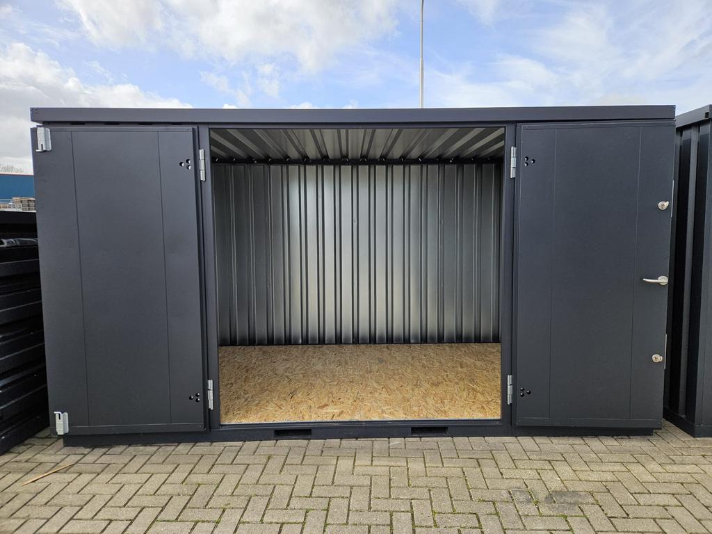 Opslagcontainers - berging - schuur - materiaalcontainer, Verzenden, Zo goed als nieuw, Metaal, Overige typen