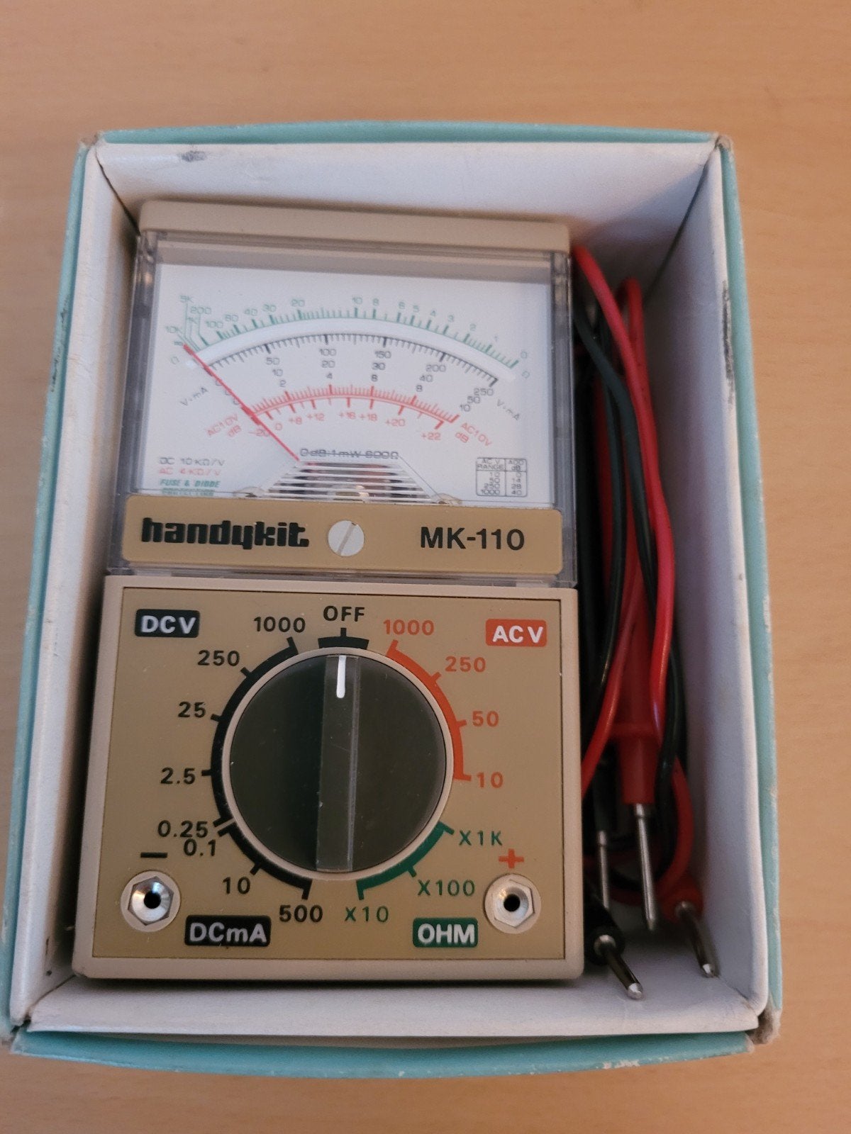 Handykit MK-110 analoge multimeter, Doe-het-zelf en Verbouw, Ophalen of Verzenden, Gebruikt