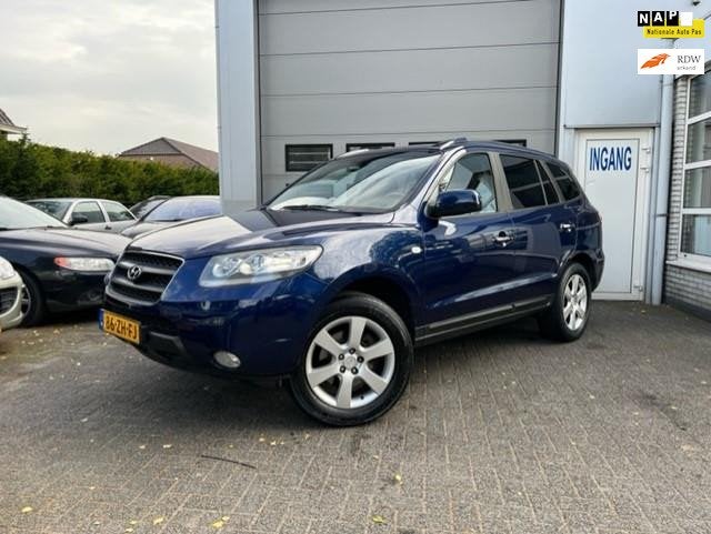 Hyundai Santa Fe 2.2 CRDi Freestyle LMV/Clima/Trekhaak, Auto's, Hyundai, Gebruikt, 2000 kg, Blauw, Origineel Nederlands