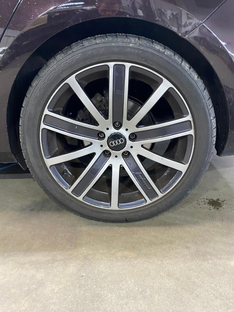 Banden met Velgen 112 van een  audi 5 gaats 18”, Auto diversen, Auto-accessoires, Ophalen