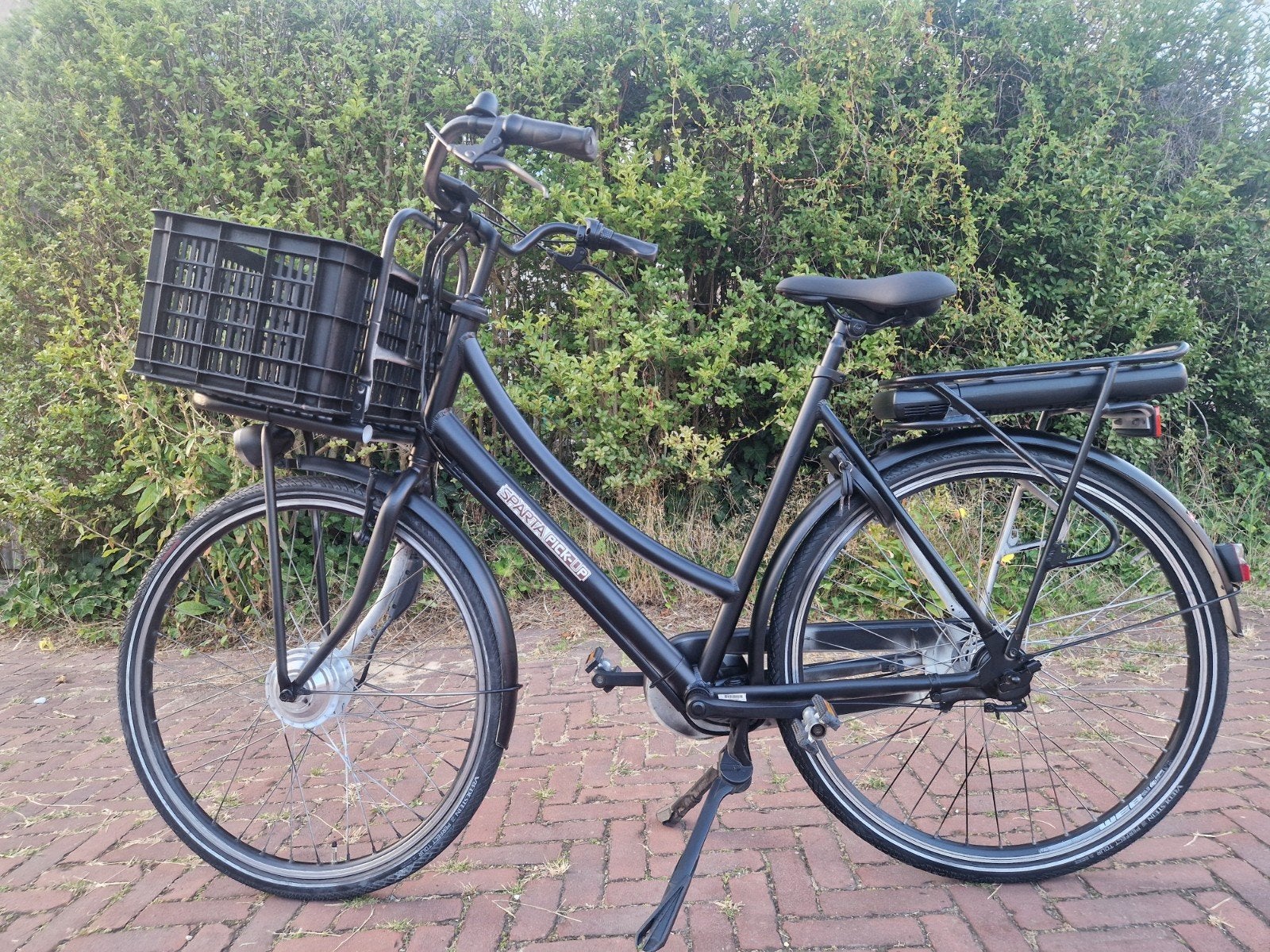 ELEKTRISCHE FIETS SPARTA PICK-UP (GOEDE ACCU), 53 tot 56 cm, Ophalen, Zo goed als nieuw