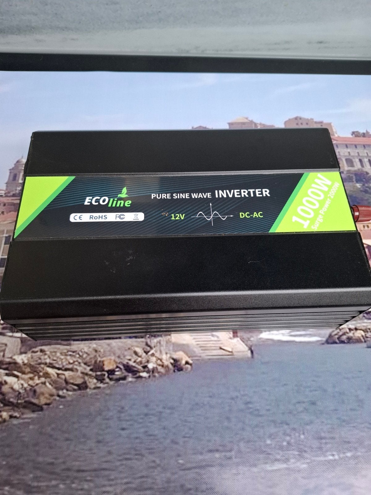 eco line pure sine wave inverter 1000w omvormer, Ophalen, Gebruikt