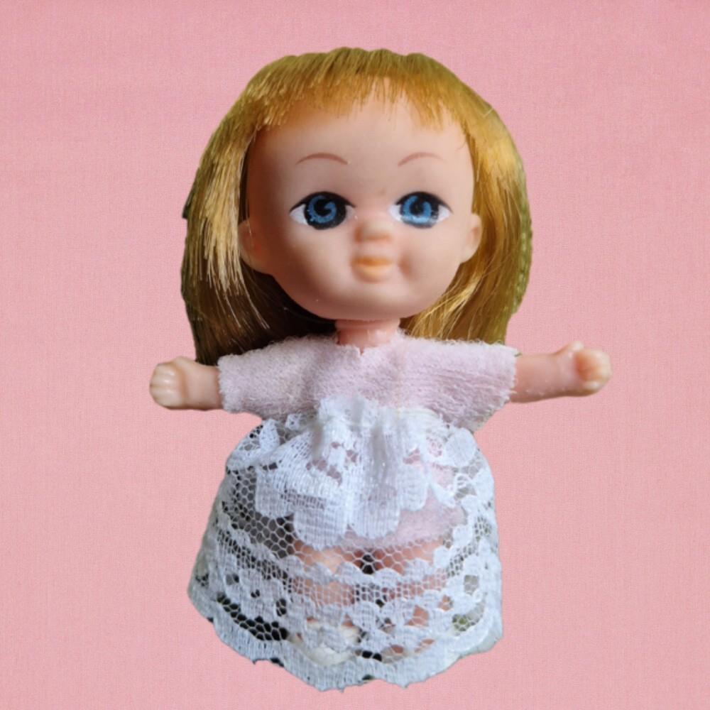 Poppenhuis popje Peggy Pocket vintage jaren 60, Ophalen of Verzenden, Gebruikt, Popje