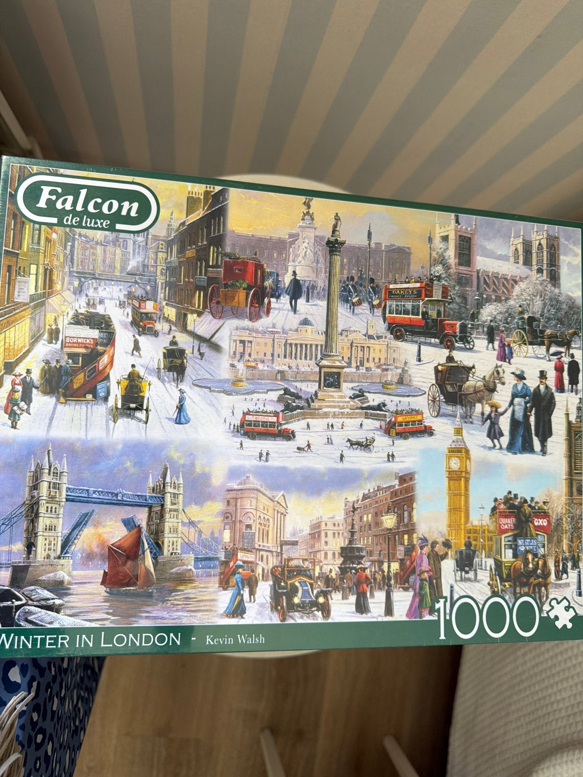 NIEUWE Falcon de luxe Winter in London 1000 st, Ophalen of Verzenden, 500 t/m 1500 stukjes, Nieuw, Legpuzzel