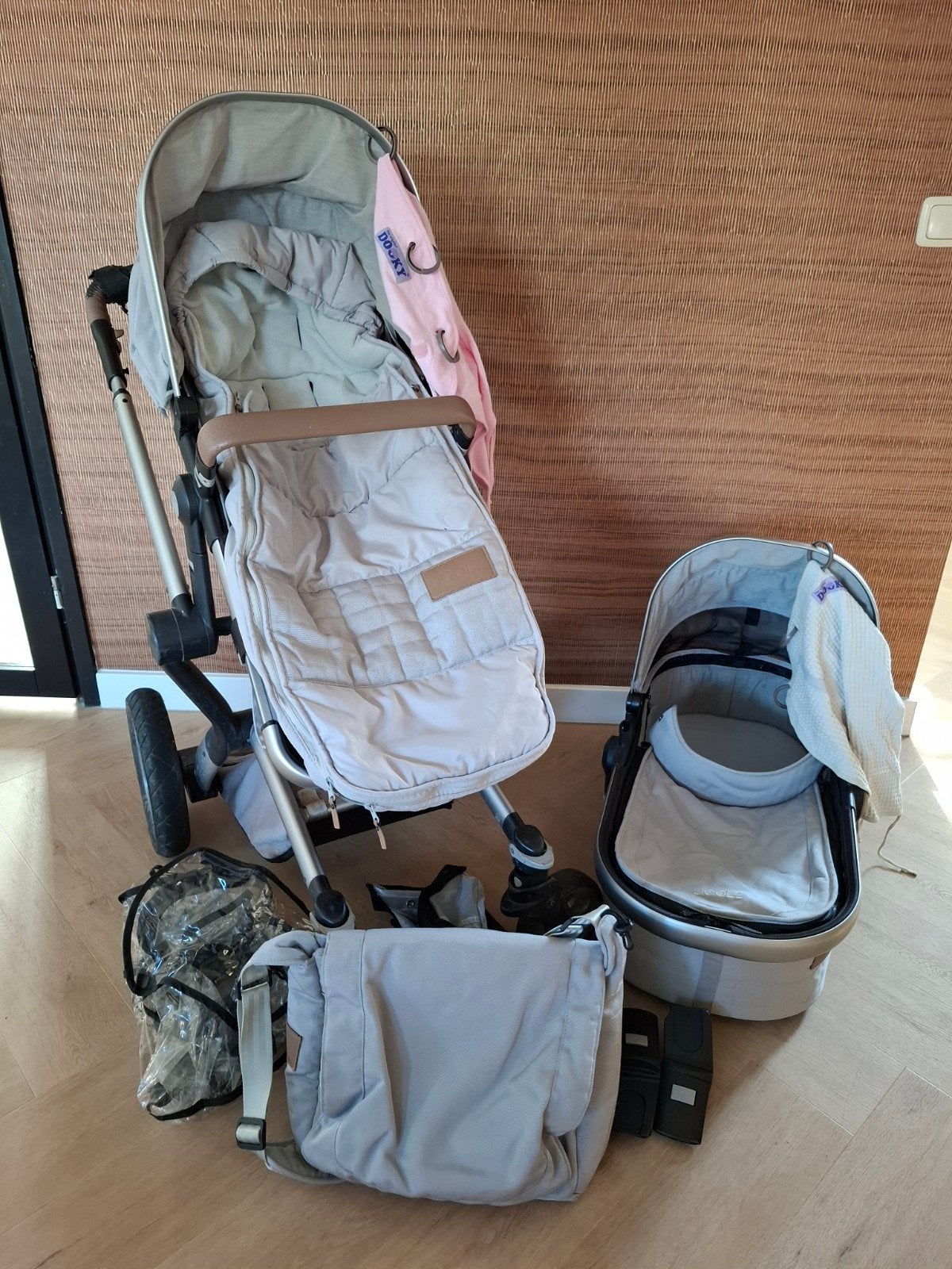 Joolz kinderwagen met alle accessoires erbij!, Gebruikt, Verstelbare duwstang, Combiwagen, Ophalen