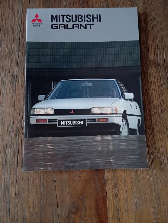 Mitsubishi Galant 25 / 8 / 1986 16 pag., Verzenden, Zo goed als nieuw, Mitsubishi