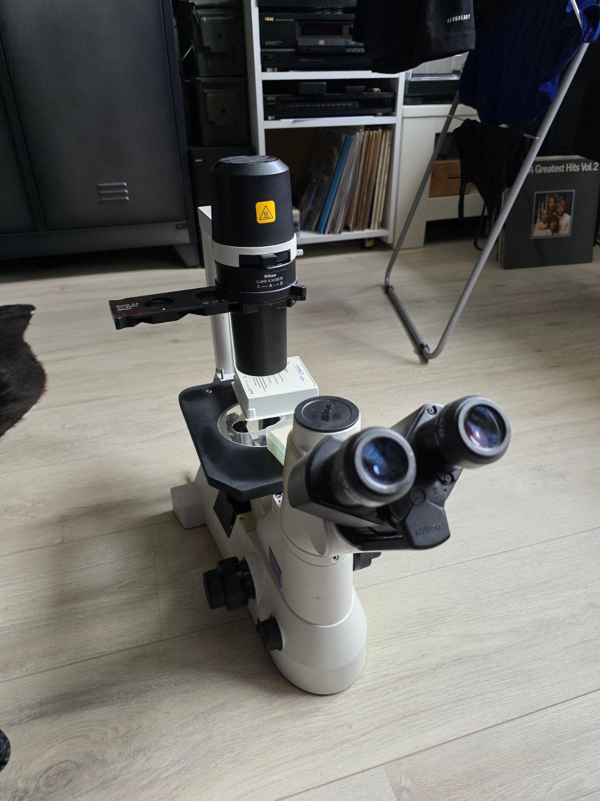 Nikon Eclipse TS100 microscoop, Ophalen, Gebruikt, 400x tot 1000x, Biologische microscoop