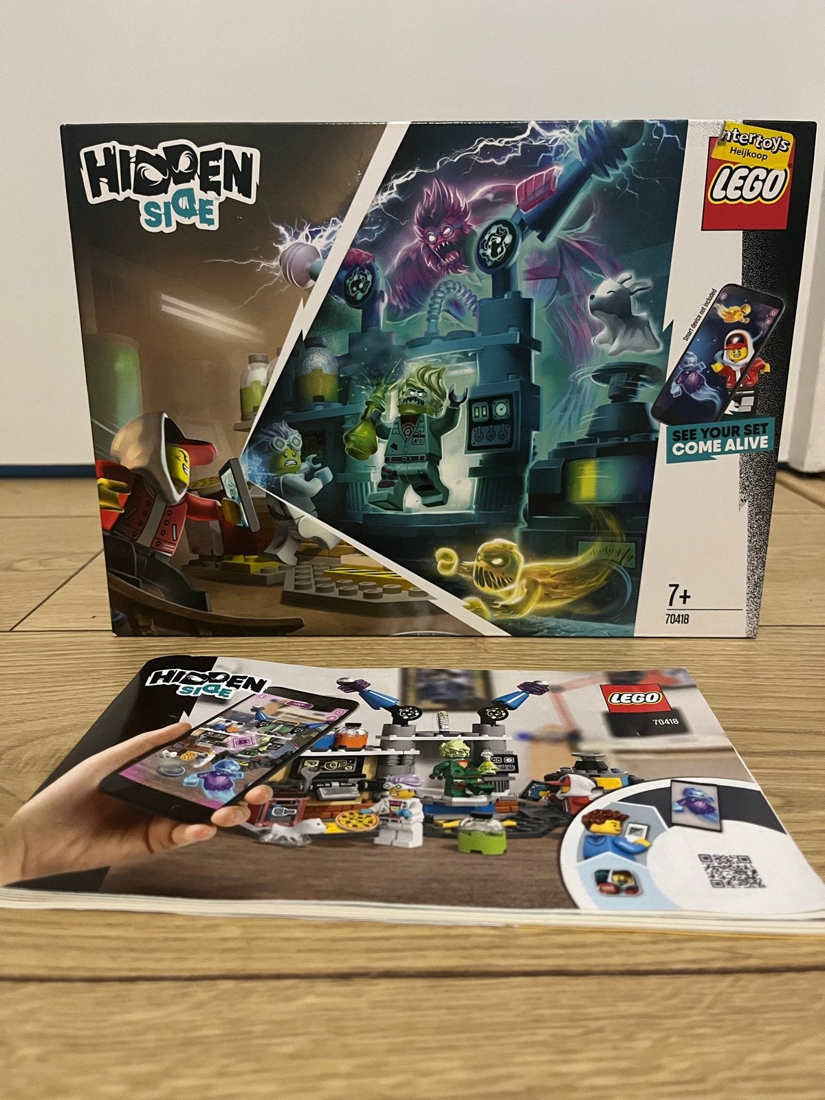 Lego Hidden Side 70418 J.B.'s Spooklab, Kinderen en Baby's, Speelgoed | Duplo en Lego, Lego, Ophalen of Verzenden, Zo goed als nieuw