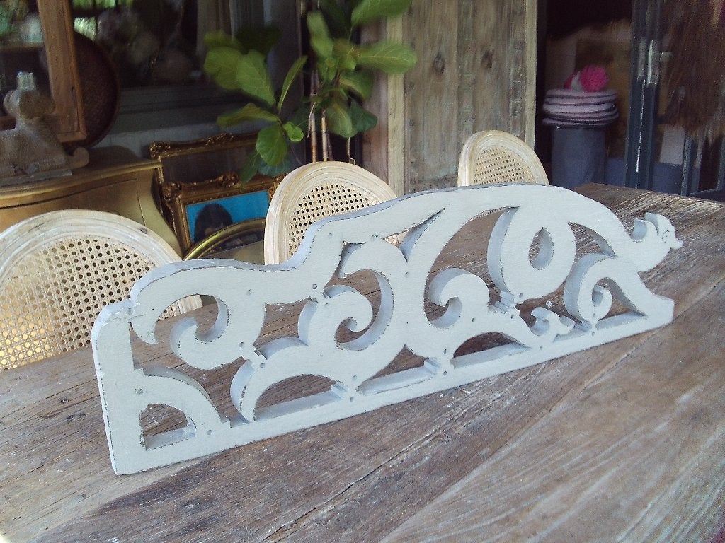 Oud brocante ornament - 87 x 26 cm, Ophalen of Verzenden