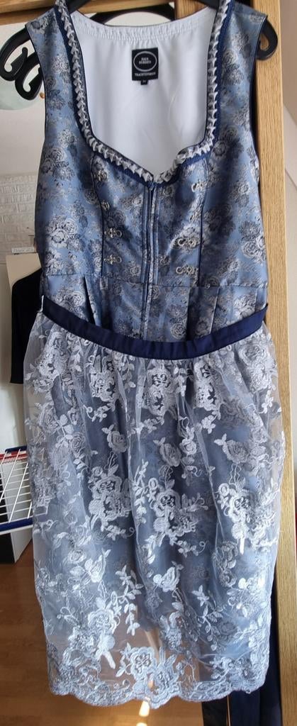 Dirndl, Overige typen, Blauw, Maat 46/48 (XL) of groter, Ophalen of Verzenden