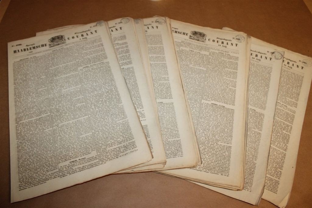 Opregte Haarlemsche Courant Juli 1863 — Zeldzaam Compleet, Ophalen of Verzenden, Gelezen, Muziek, Film of Tv