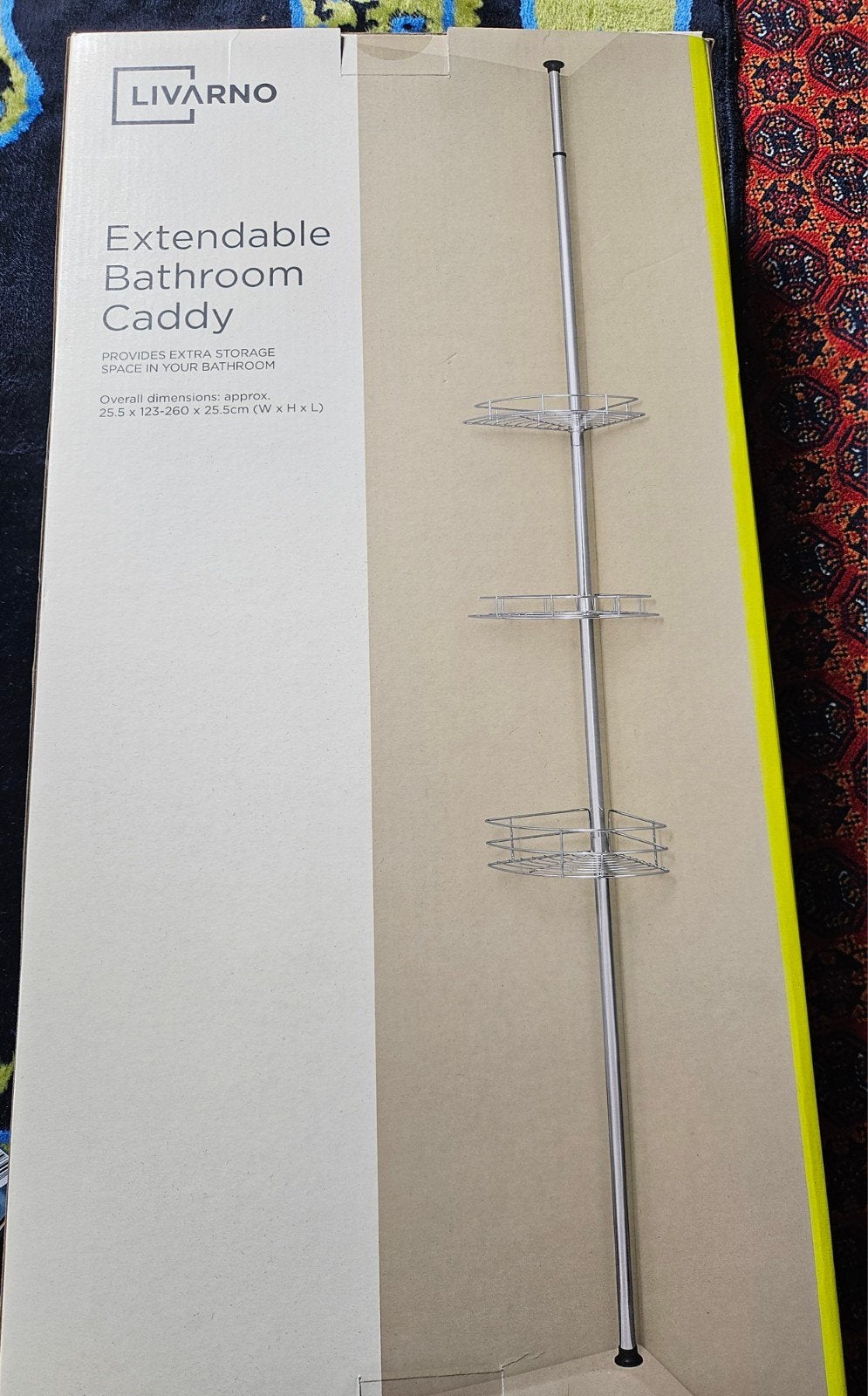 LIVARNO Uitschuifbare Badkamer Caddy - Nieuw, Ophalen of Verzenden, Nieuw, Met douche