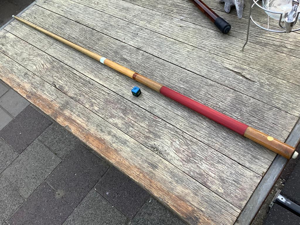 Biljartkeu, Ophalen of Verzenden, Gebruikt, Keu of Ballen