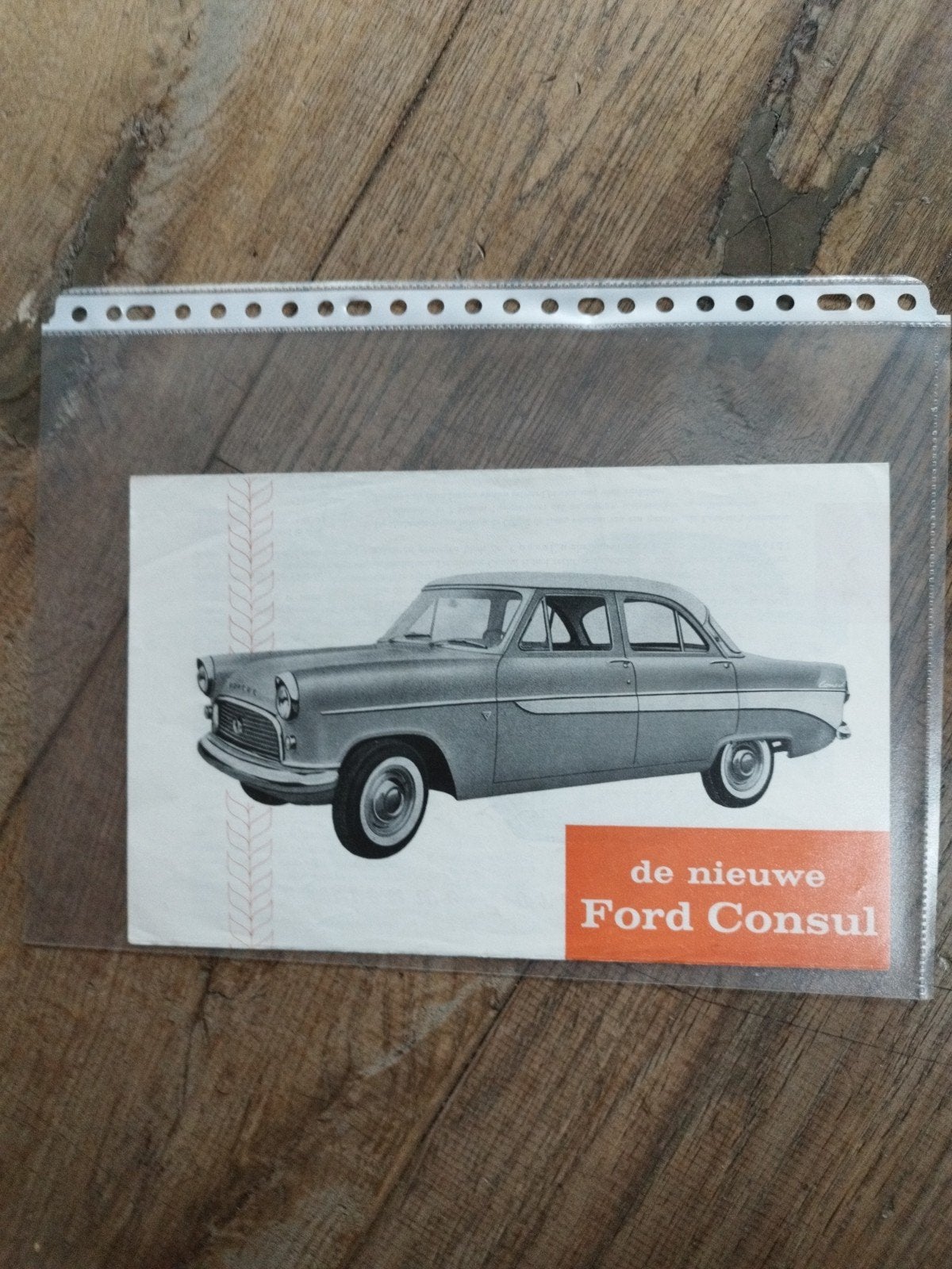Ford Consul / Zephyr brochure uit 1960 - Nederlands, Ford, Ophalen of Verzenden, Zo goed als nieuw, Ford
