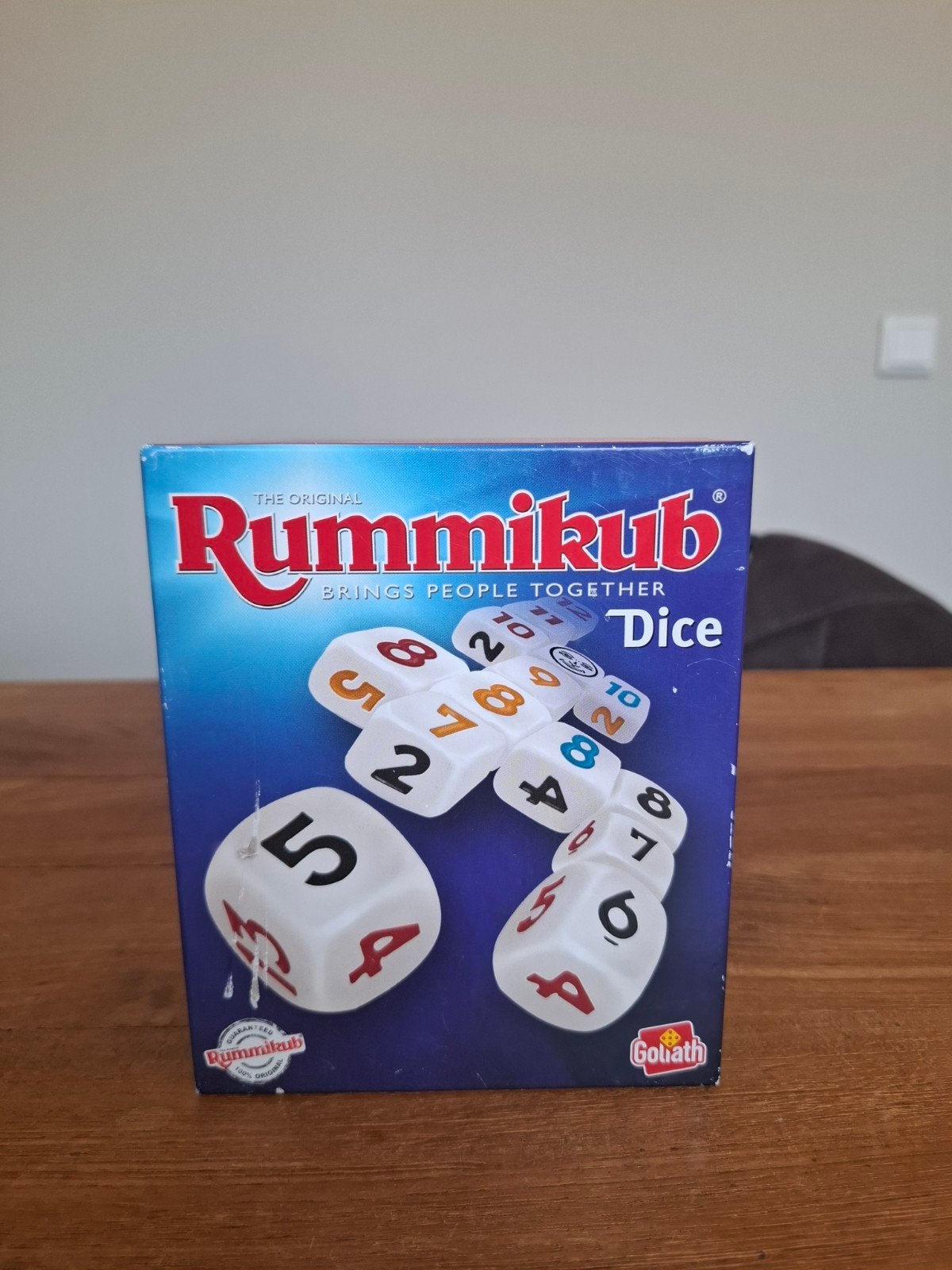 Rummikub Dice - Het originele dobbelspel, Een of twee spelers, Ophalen of Verzenden, Zo goed als nieuw, Goliath