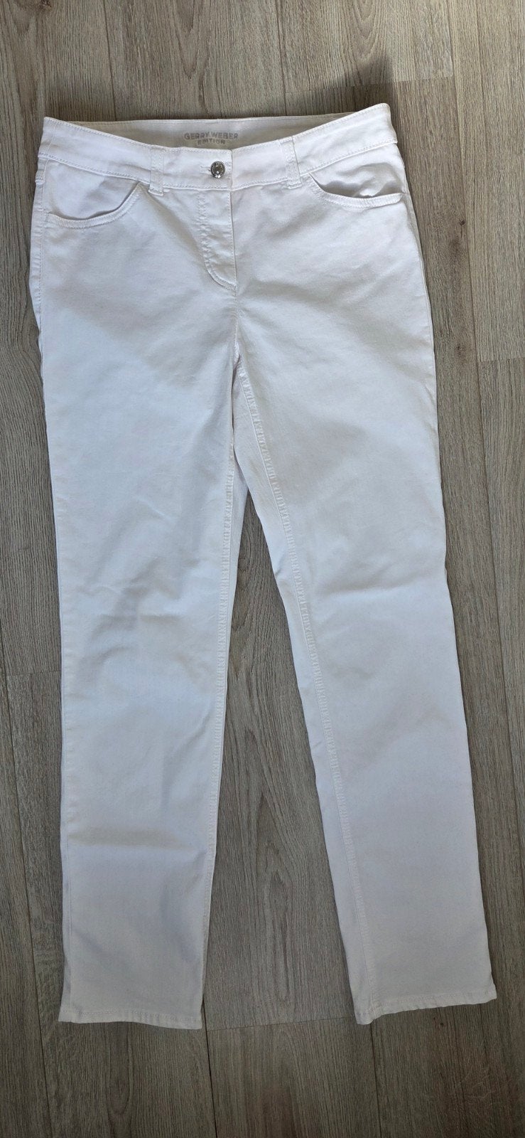 Gerry Weber witte broek jeans maat 40 R, Maat 38/40 (M), Wit, Ophalen of Verzenden, Zo goed als nieuw