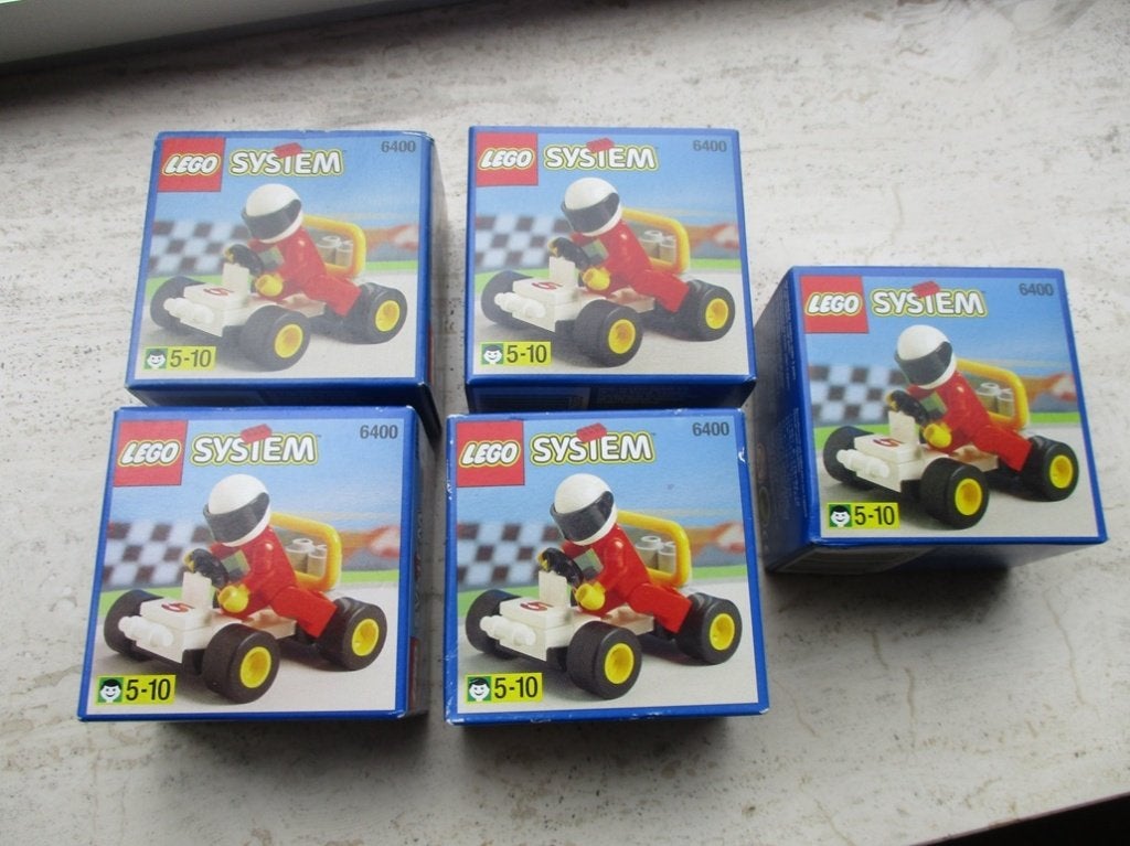 5X Lego 6400 Go Cart jaar 1997 NIEUW EN GESEALED, Verzenden, Lego, Nieuw, Compleet